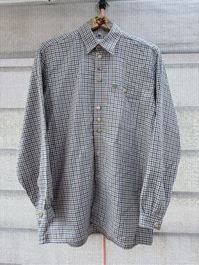 Imperial Landhaus Men's Long-Sleeve Plaid Trachten Shirt (Alpenmode)